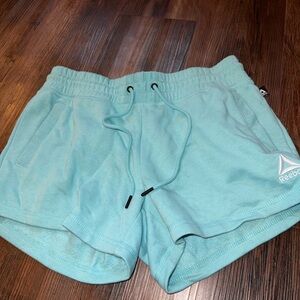 Reebok Women's Light Blue Athletic Shorts